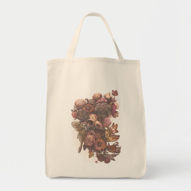 Bolsa Tote Rosas e marés (Frente)