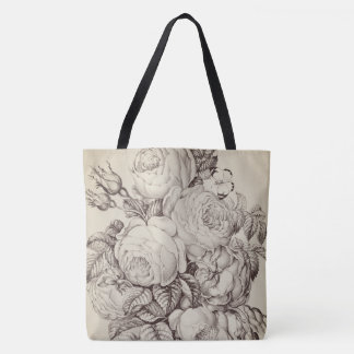 Bolsa Tote Rosas e Rosebuds 03