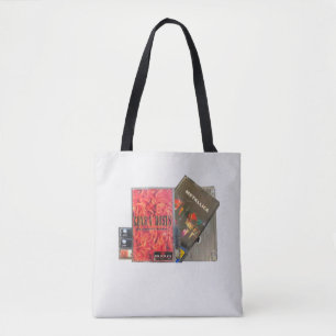 BOLSA TOTE ROSAS, METÁLICO