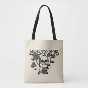 Bolsa Tote Rosas pretas Memento mori