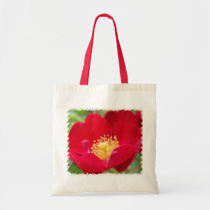Bolsa Tote Rosas são a barra de ferramentas vermelha