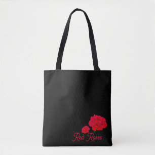Bolsa Tote Rosas Vermelhas
