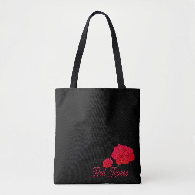 Bolsa Tote Rosas Vermelhas (Frente)