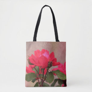 Bolsa Tote Rosas vermelhas