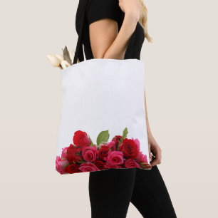Bolsa Tote Rosas vermelhas