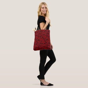 Bolsa Tote Rosas vermelhas brilhantes