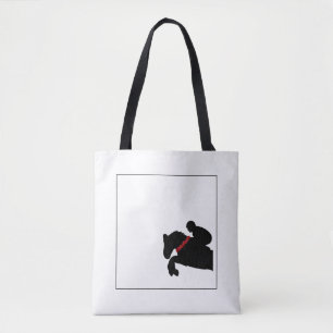 Bolsa Tote Rosas vermelhas de Silhute para Cavalos Equestres