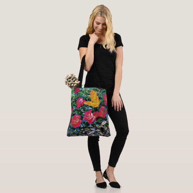 Bolsa Tote Rosas Vermelhas Rosas Vermelhas (No(a) Modelo)