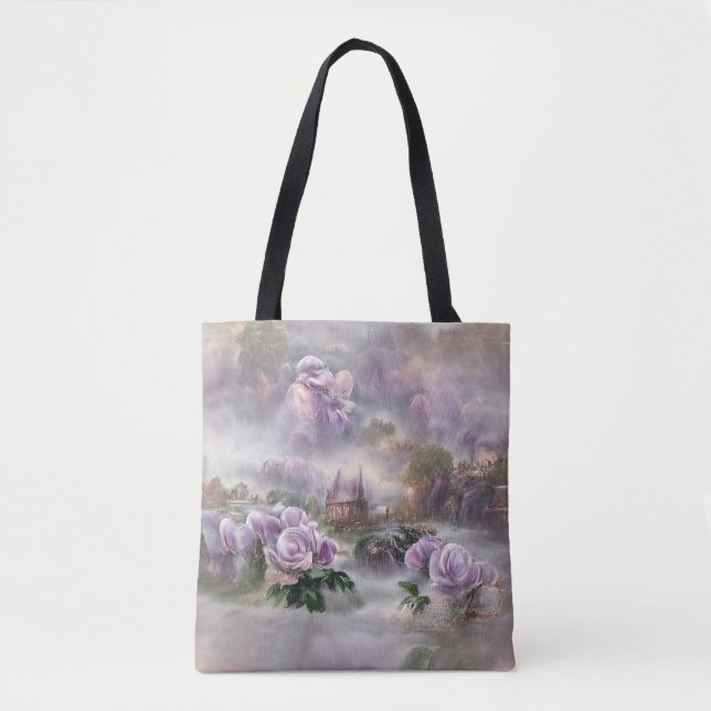 Bolsa Tote Rosas Vintage (Frente)