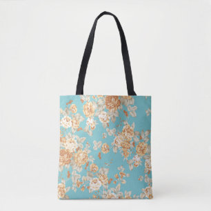 Bolsa Tote Rose bouquet design Seamless