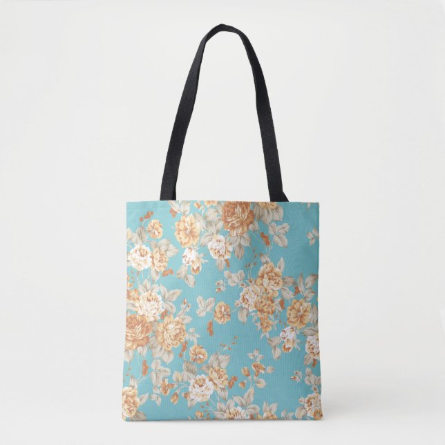 Bolsa Tote Rose bouquet design Seamless (Frente)