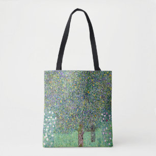 Bolsa Tote Roseiras sob as Árvores, Gustav Klimt