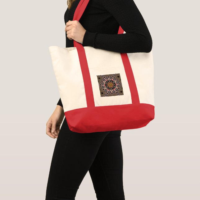Bolsa Tote Roseta Dourada (Frente (produto))