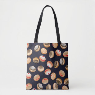 Bolsa Tote Rosquinhas de Suganiyot: Padrão de Vintage de Hanu