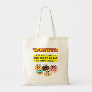 Bolsa Tote ROSQUINHAS, porque a vida é curta demais para come