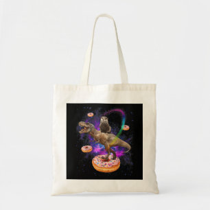 Bolsa Tote Rosquinhas T-Rex do Dinossauro Exterior do Espaço