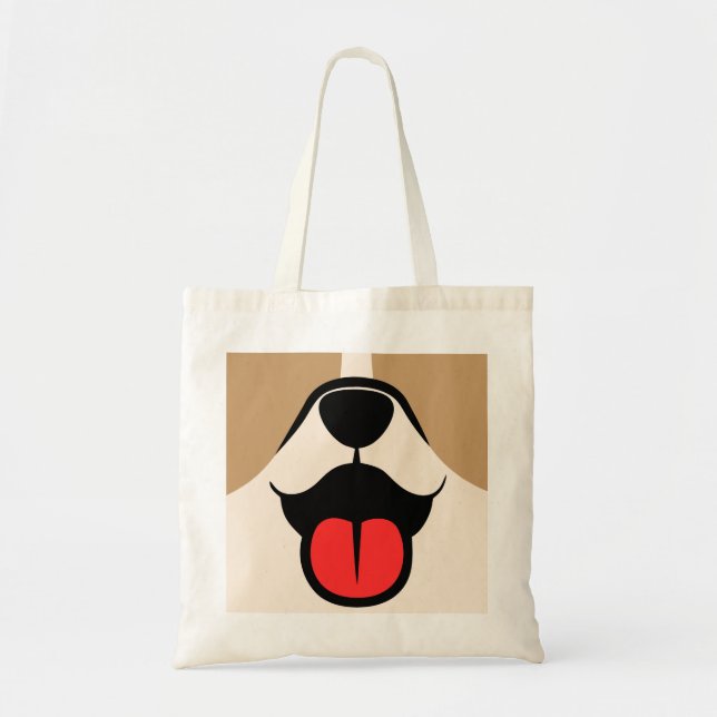 Bolsa Tote Rosto de Cachorro (Frente)
