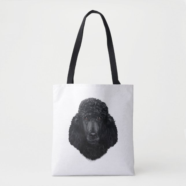 Bolsa Tote Rosto de Canela Preta (Frente)
