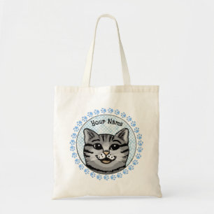 Bolsa Tote Rosto de Gato Ratzy