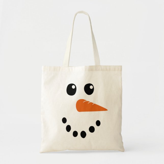 Bolsa Tote Rosto de Neve (Frente)