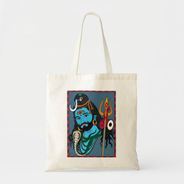 Bolsa Tote Rosto de Shiva (Frente)