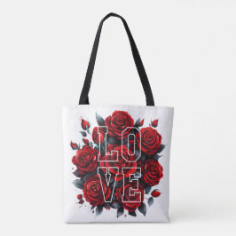 Bolsa Tote Rote Rosen - LOVE