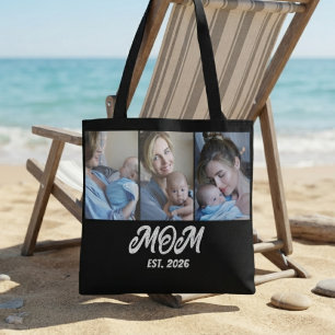 Bolsa Tote Roteiro Mãe Estabelecida 3 Foto Preto Branco