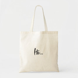 Bolsa Tote Roteiro Moderno | Olá Design Minimalista Elegante