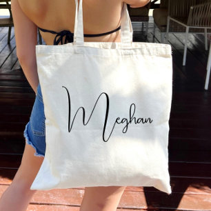 Bolsa Tote Roteiro Personalizado de Boas-Vindas de Casamento