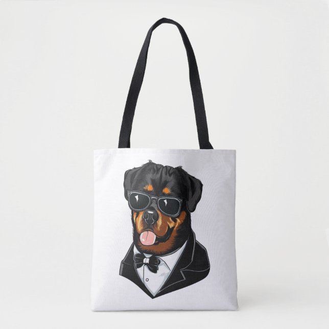 Bolsa Tote Rottweiler O Guarda-costas (Frente)