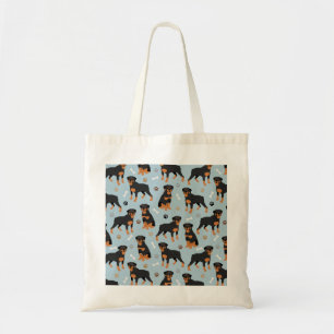 Bolsa Tote Rottweiler Ossos e Patas Cães