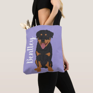 Bolsa Tote Rottweiler Personalizado