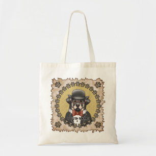 Bolsa Tote Rottweiler Usando Óculos