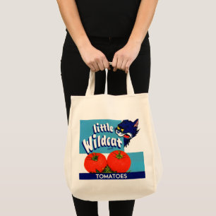Bolsa Tote Rótulo da caixa de tomate Wildcat