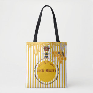 Bolsa Tote rótulo de mel