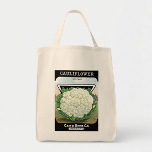 Bolsa Tote Rótulo do Pacote de Sementes da couve-flor