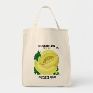 Bolsa Tote Rótulo do Pacote de Sementes Muskmelon (Honey Dew)