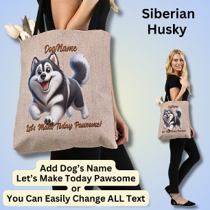 Bolsa Tote Rouco - Adicionar o nome do cão, Alterar texto