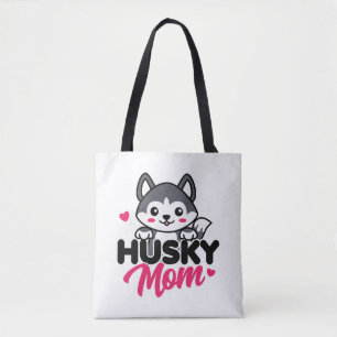 Bolsa Tote Rouco Cachorro Mãe Cute Kawaii Design