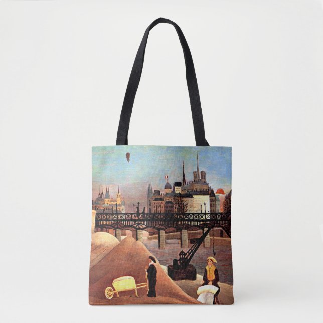 Bolsa Tote Rousseau - Ile Santo Louis e Notre Dame (Frente)
