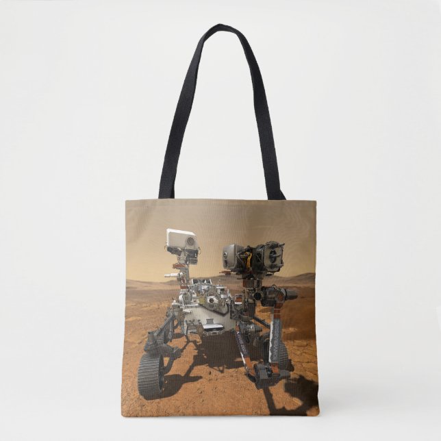 Bolsa Tote Rover De Perseverança Operando Na Superfície De Ma (Frente)