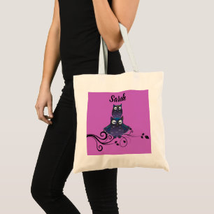 Bolsa Tote Roxa Tema Coruja