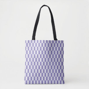 Bolsa Tote Roxo azul do teste padrão tradicional de Yagasuri
