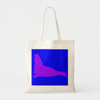 Bolsa Tote Roxo da sacola do selo de elefante