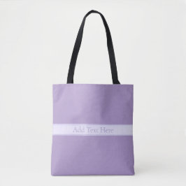 Bolsa Tote Roxo de Lavanda Leve Elegante Personalizável