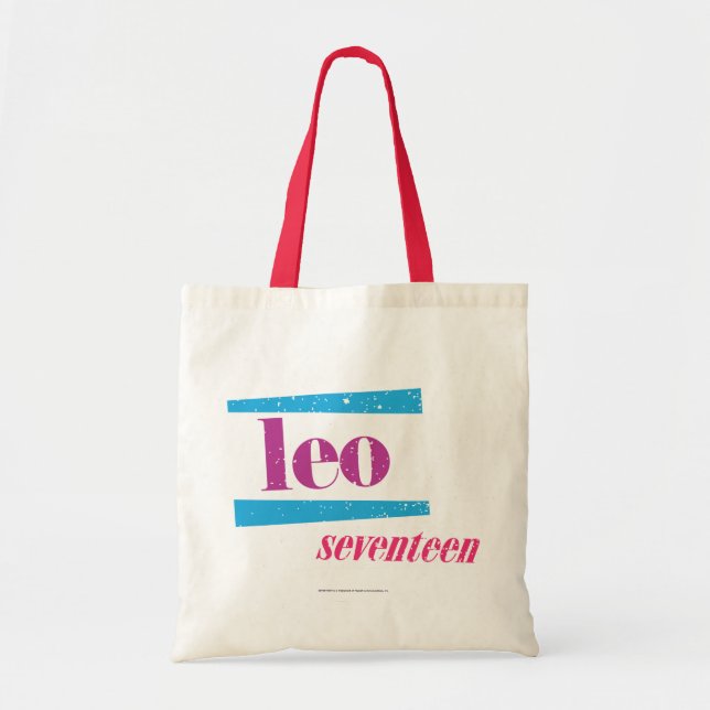 Bolsa Tote Roxo de Leo (Frente)
