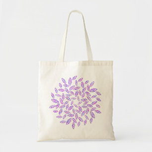 Bolsa Tote Roxo Deixa o Mandala Comprando /