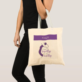 Bolsa Tote Roxo, Sinto-Me Bela, Tão Bela