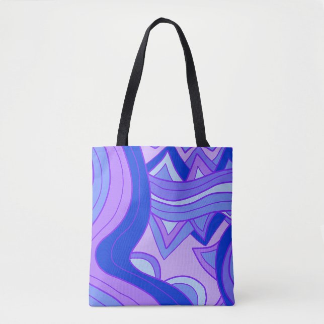 Bolsa Tote Roxos Groovy (Frente)