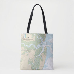 Bolsa Tote Rua Andrew Sound e Satilla River